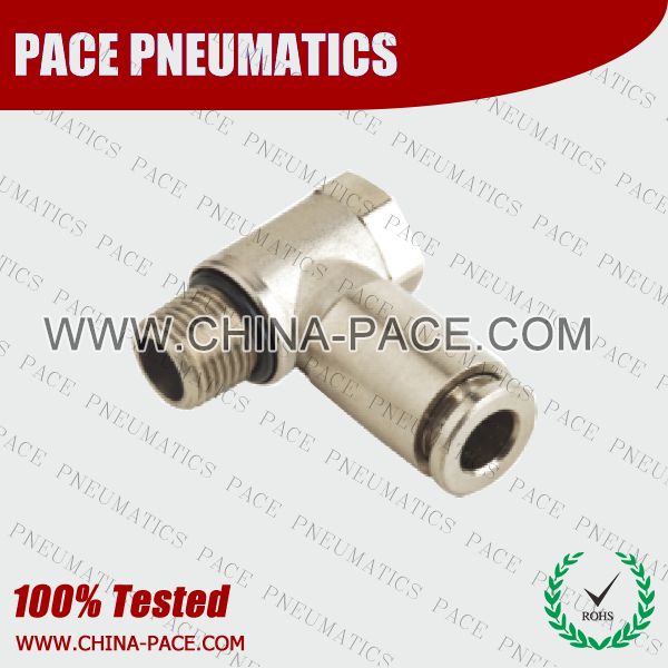 G Thread All Brass Male Banjo Fittings, Air Fittings, one touch tube fittings, Pneumatic Fitting, Nickel Plated Brass Push in Fittings